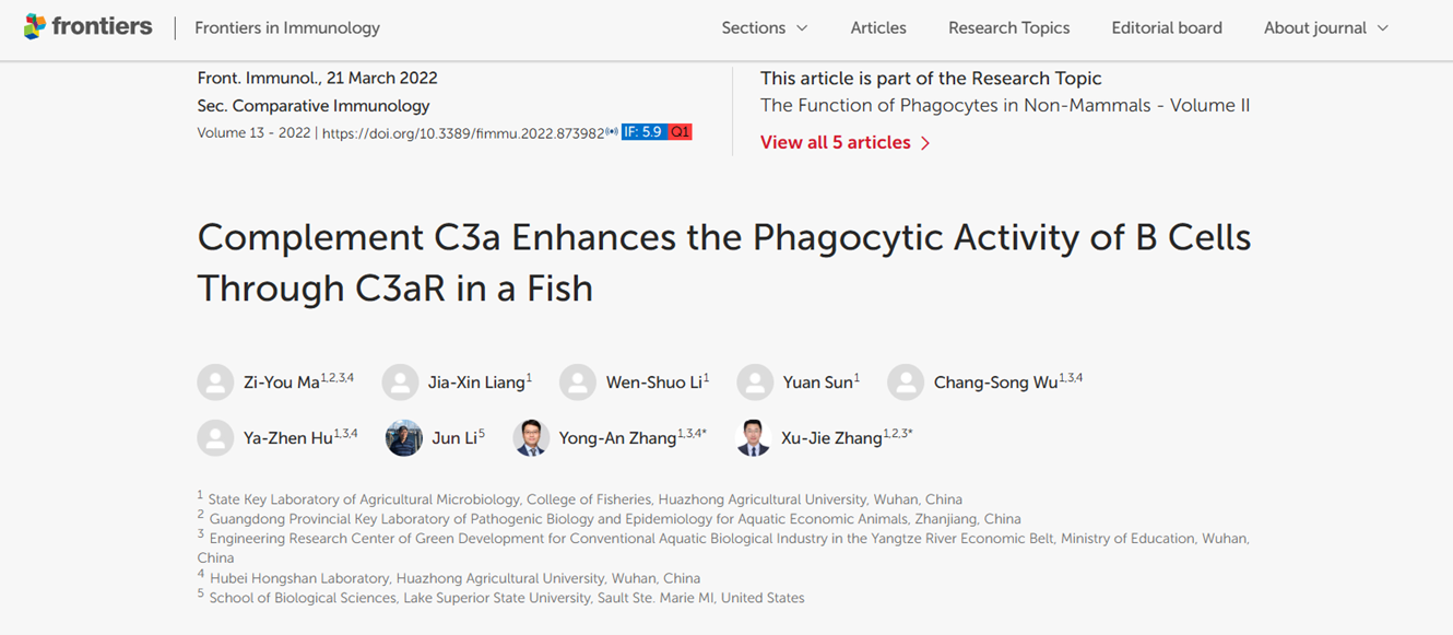 Ma, Zi-You et al. Frontiers in immunology